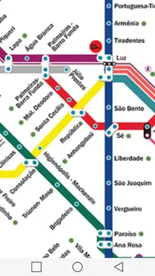 Sao Paulo Subway Map android App screenshot 0